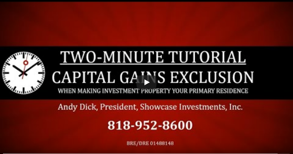 2 Minute Tutorial on Capital Gains Exclusion Showcase Investments